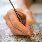 Clare Twomey in her studio, London 2016